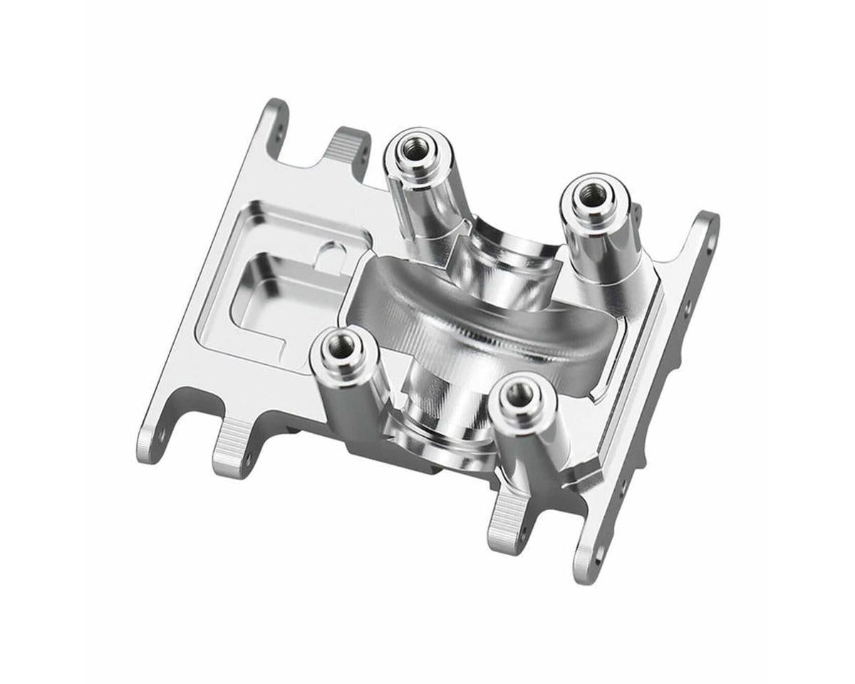 Axial SCX30 CNC-Machined Aluminum Skid Plate (Silver)