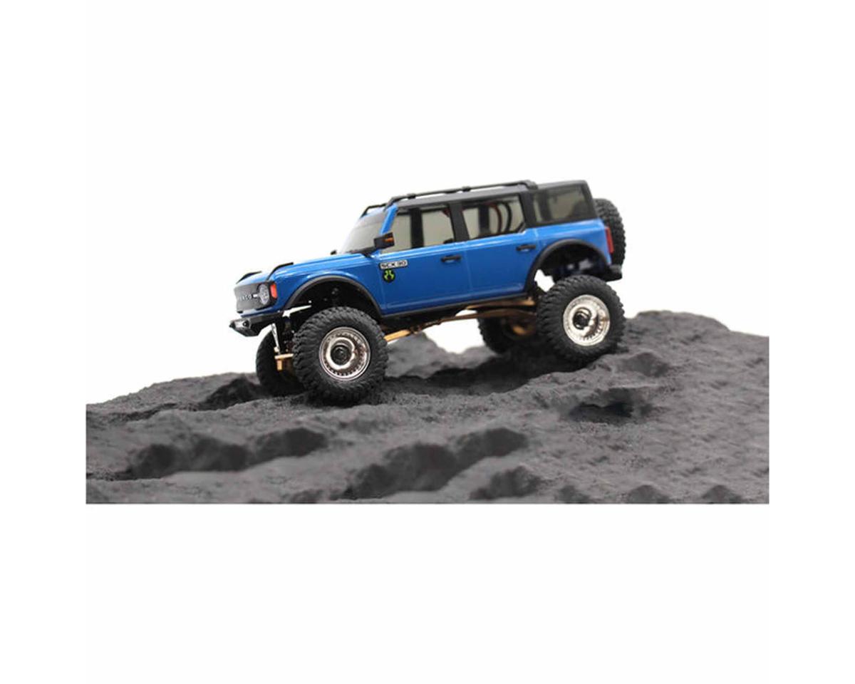 Axial SCX30 0.7" Brass Crawler Wheels (Chrome) (4) (9.3g ea)