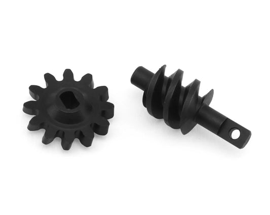 Axial SCX30 CNC-Machined Steel Worm Transmission Gears Set (12T/2T Stock Ratio)