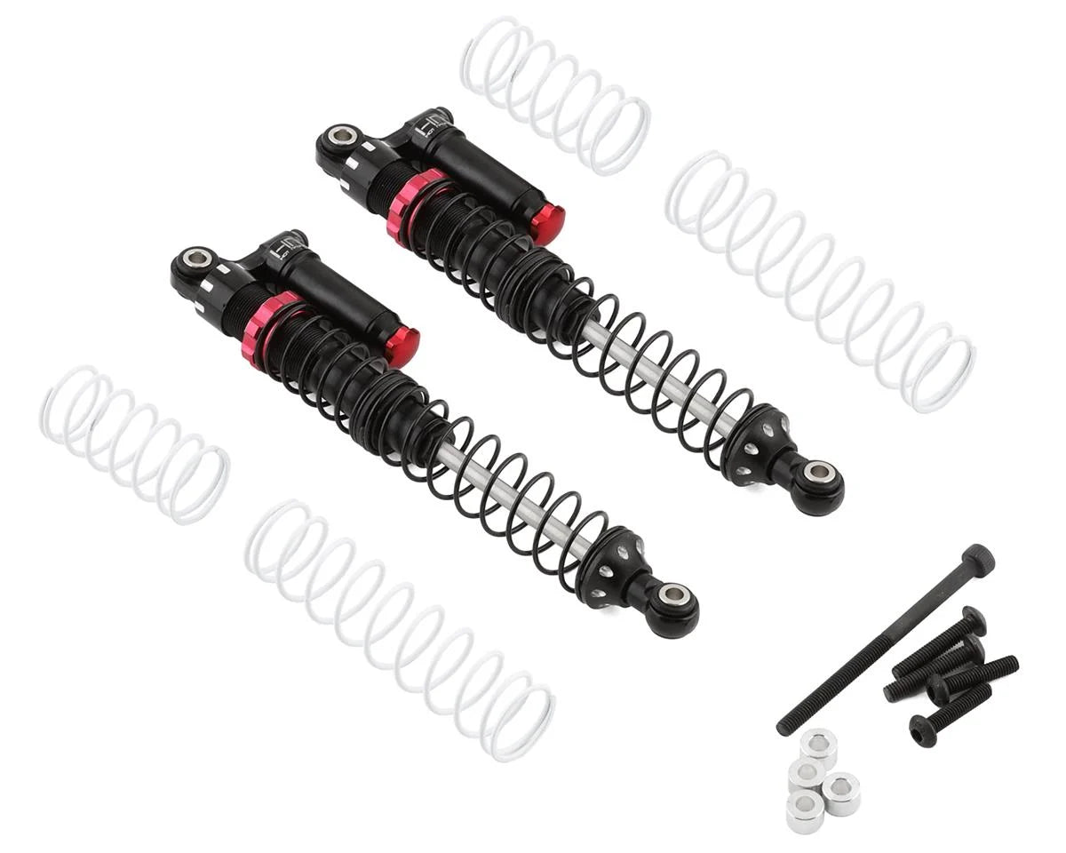 Hot Racing Piggyback Adjustable Rebound Shock (Red) (110mm)