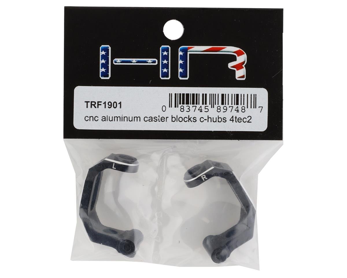 Aluminum Caster Blocks for Traxxas 4-Tec 2.0 (Black) (x2)