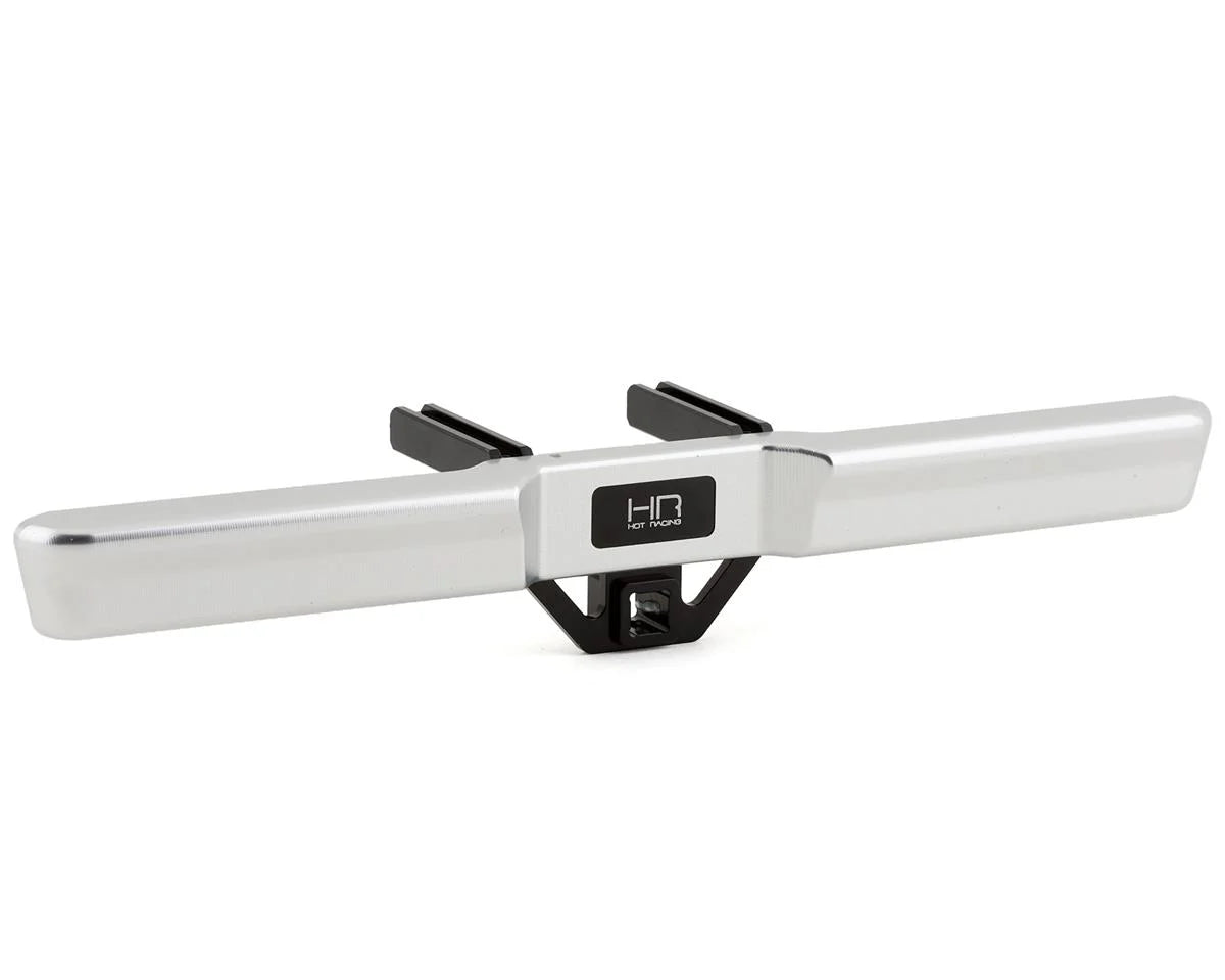 TRX-4 79 Bronco Aluminum Rear Bumper w/Tow Mount (Silver)