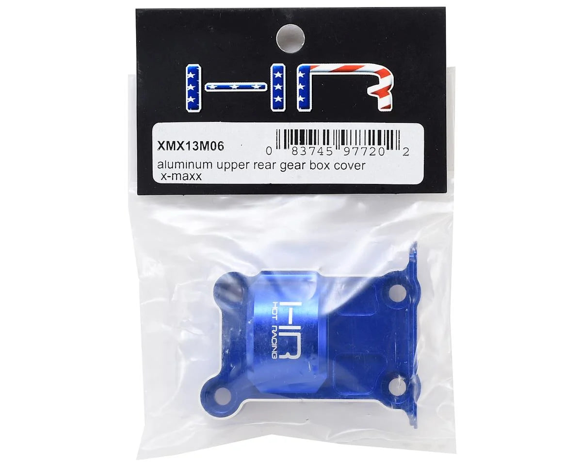 Aluminum Upper Rear Gear Box Cover for X-Maxx (Blue)