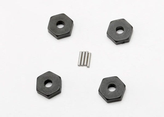 Wheel hubs / hex (x4)/ axle pins (1.5x8mm) (x4)