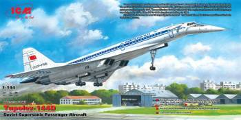 ICM14402   —  1/144 Tupolev-144D Soviet Supersonic Passenger Aircraft