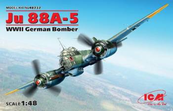 ICM48232   —  1/48 WWII German Ju88A5 Bomber