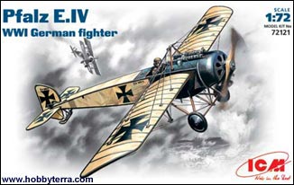 ICM72121   —  1/72 WWI German Pfalz E IV Fighter