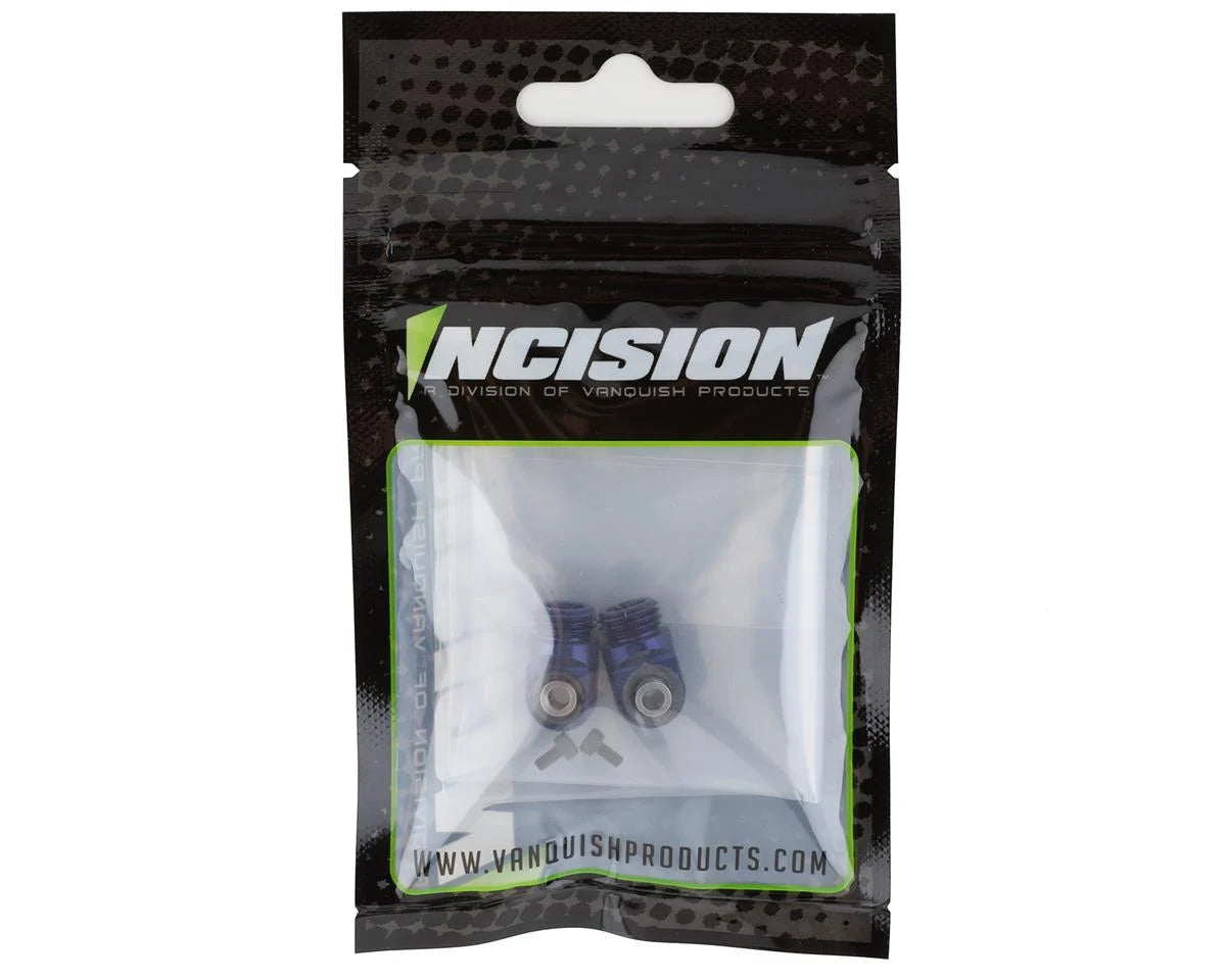 S8E Machined Aluminum Shock Caps (Blue) (2)