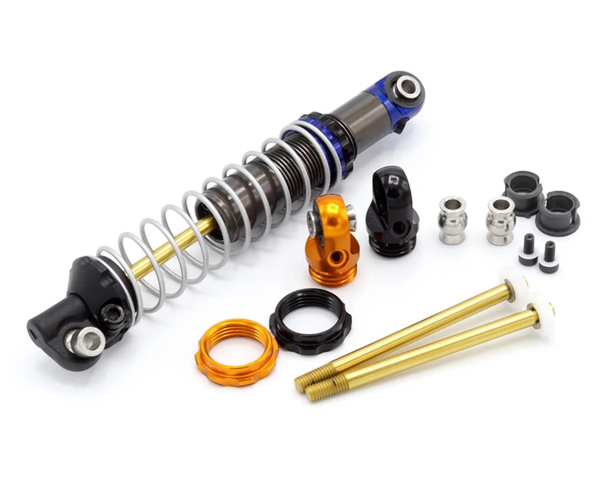 S8E Machined Aluminum Shock Caps (Blue) (2)