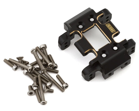 Redcat Ascent-18 Brass Skid Plate (Black) (21g)