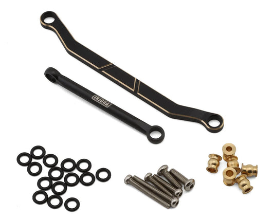 Redcat Ascent-18 Brass Steering Links Set (Black) (12g)