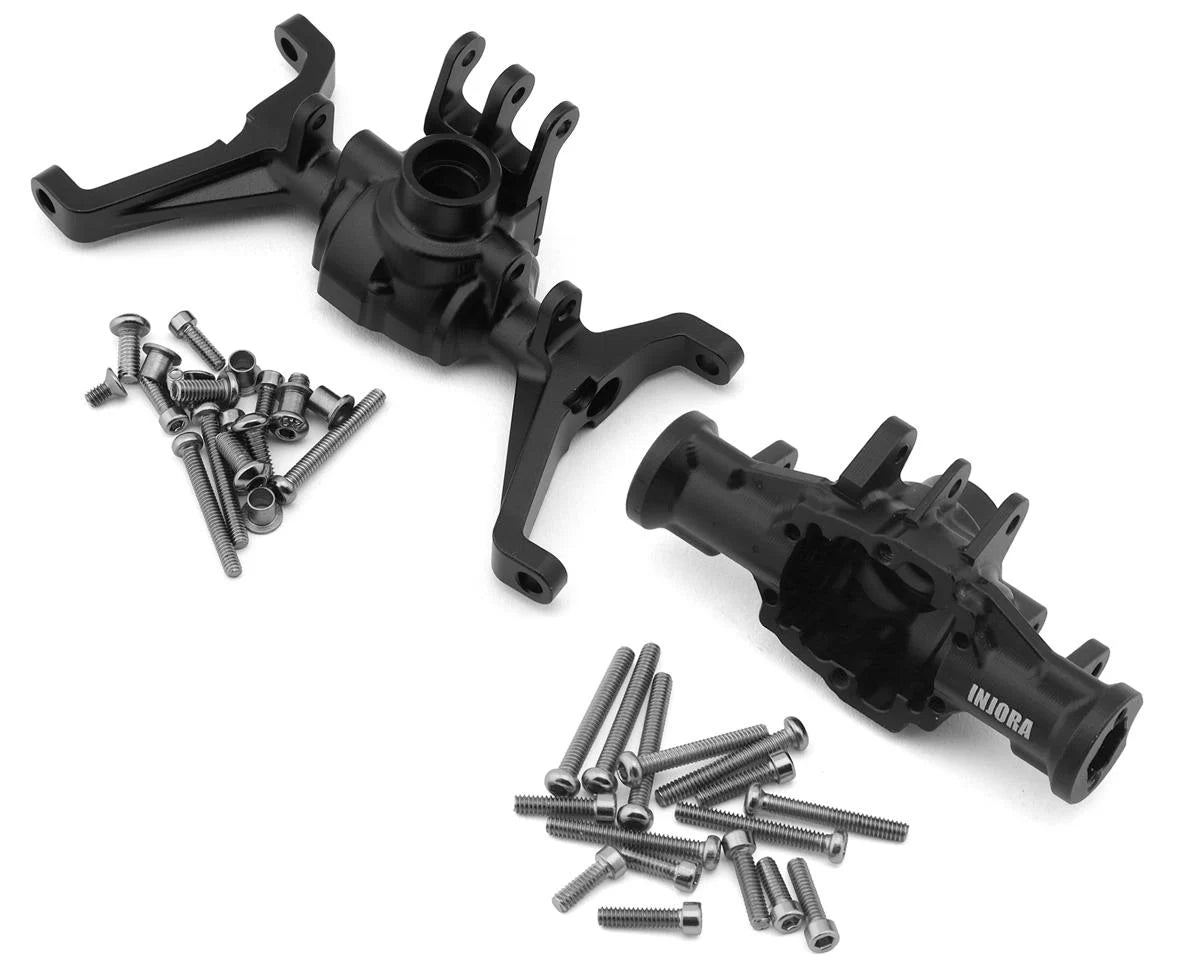Redcat Ascent-18 Aluminum Front & Rear Portal Axle Housings Set (Black)