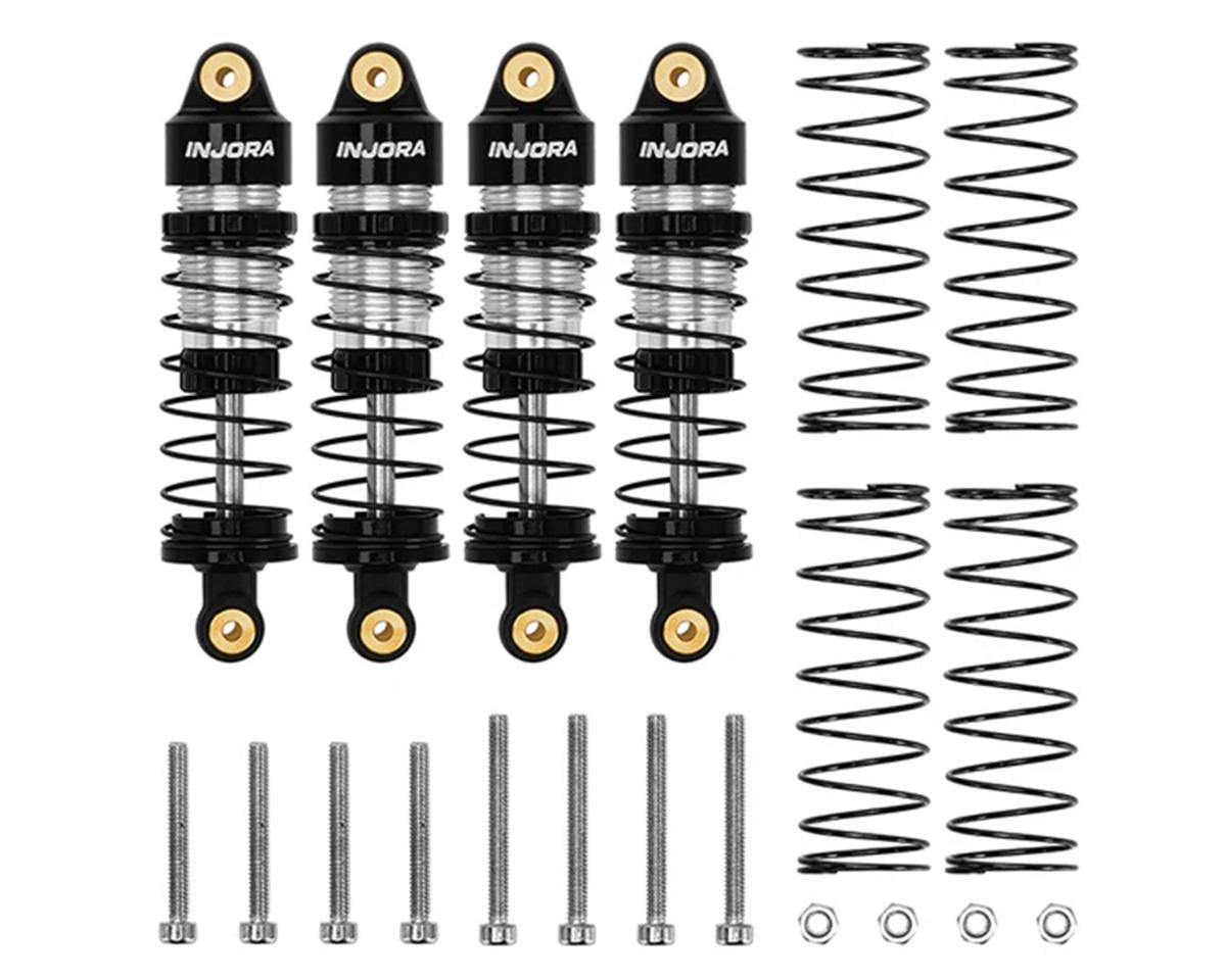 Redcat Ascent-32 Aluminum 35mm Threaded Oil Shocks (Black) (4)