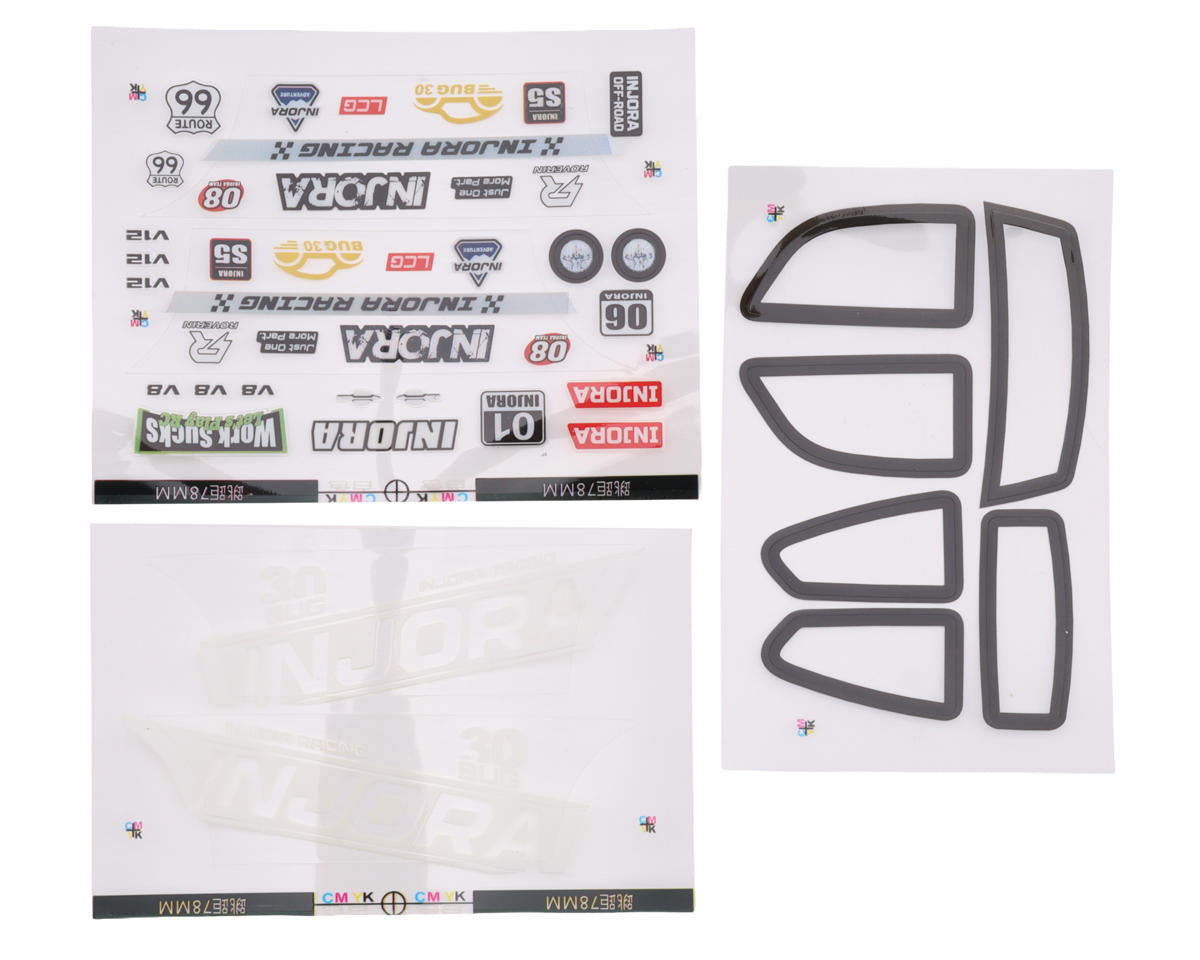 Axial SCX30 BUG30 1/30 Rock Crawler Body Set (Clear) w/Magnetic Mount