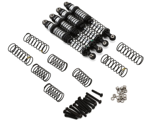 DRX Aluminum Dual-Rate 1/10 Rock Crawler Threaded Oil Shocks (100mm) (4)