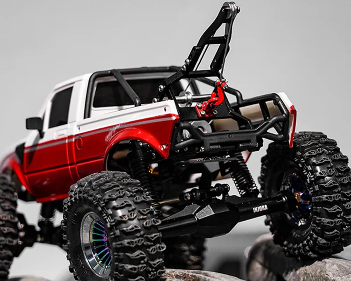 1/18 Tow Truck Crane Kit & INJS2065-360 Winch Servo for Traxxas® TRX-4M® (Black)