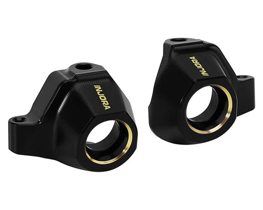 Axial SCX30 Brass Steering Knuckles (Black) (4.4g ea)