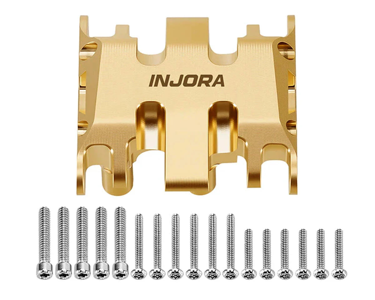 Axial SCX30 Brass Skid Plate (Gold) (17.8g)