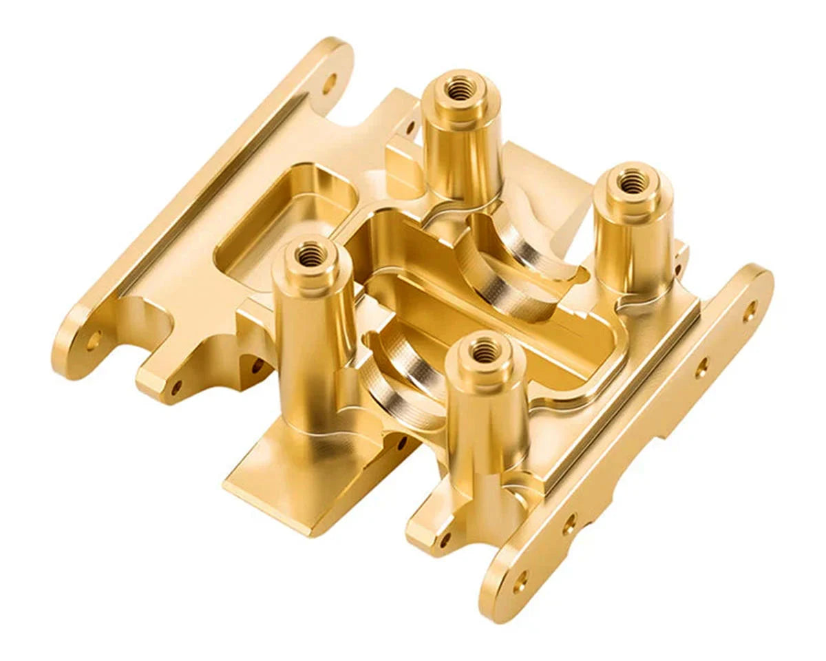 Axial SCX30 Brass Skid Plate (Gold) (17.8g)