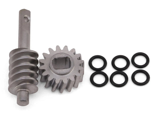 Axial SCX30 Steel Differential Worm Gears Set (2T/16T) (Stock Ratio)