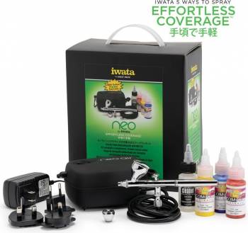 IWAIW120   —  Airbrush NEO CN Gravity Feed Airbrush Set