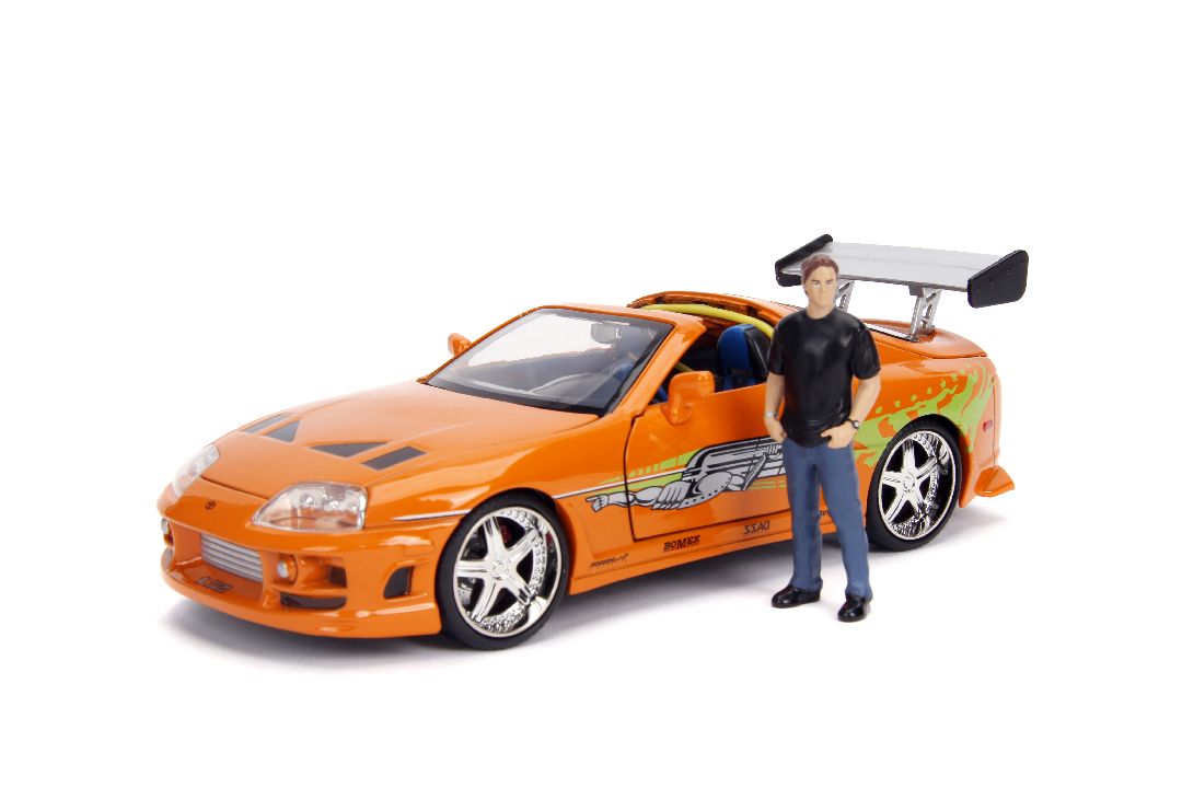 1/24 "Fast & Furious" Brian's Toyota Supra w/Brian Figure