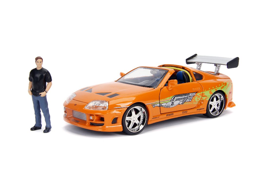 1/24 "Fast & Furious" Brian's Toyota Supra w/Brian Figure