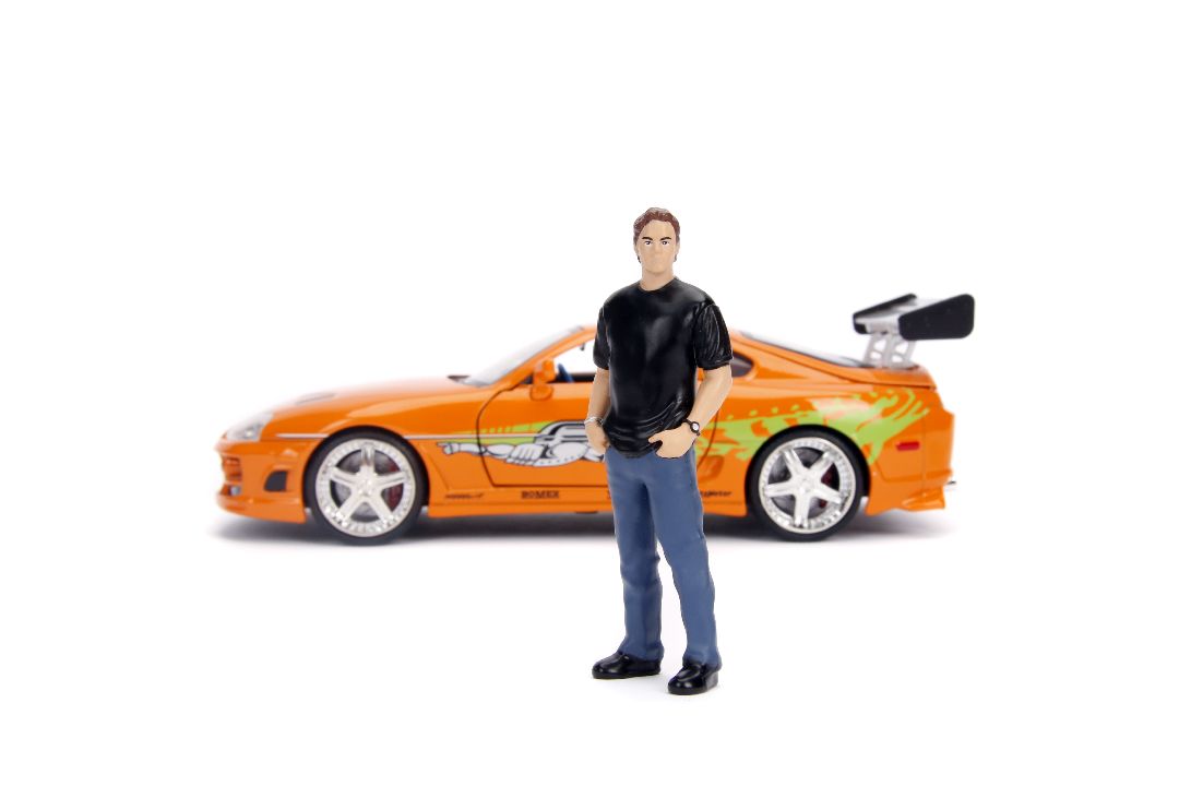 1/24 "Fast & Furious" Brian's Toyota Supra w/Brian Figure
