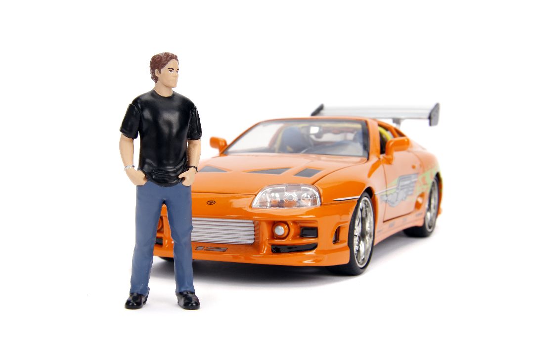 1/24 "Fast & Furious" Brian's Toyota Supra w/Brian Figure