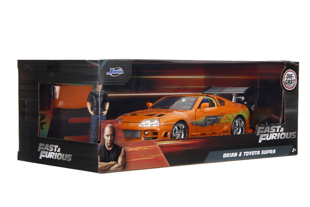 1/24 "Fast & Furious" Brian's Toyota Supra w/Brian Figure