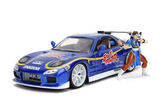 1/24 "Hollywood Rides" Street Fighter 1993 Rx-7 W/Chun-Li