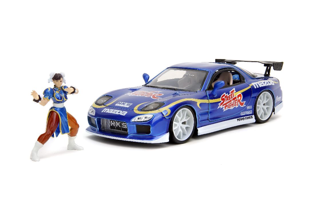 1/24 "Hollywood Rides" Street Fighter 1993 Rx-7 W/Chun-Li