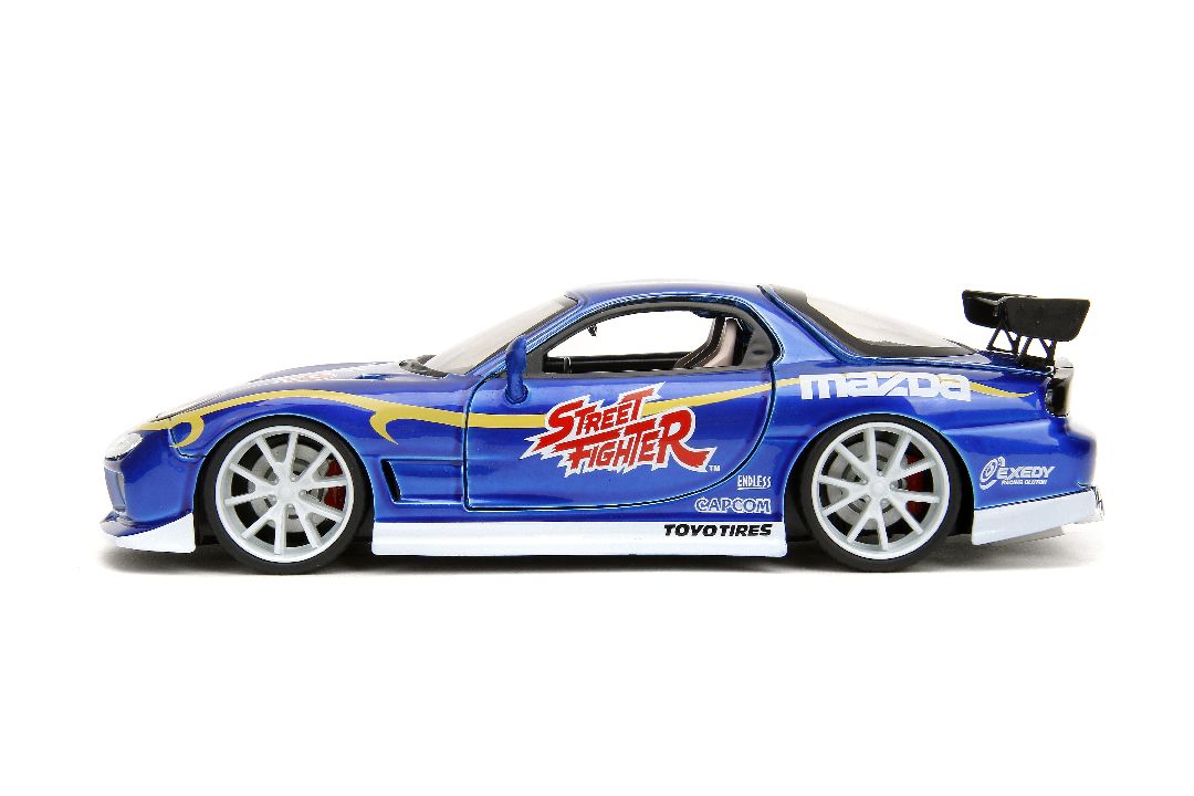 1/24 "Hollywood Rides" Street Fighter 1993 Rx-7 W/Chun-Li