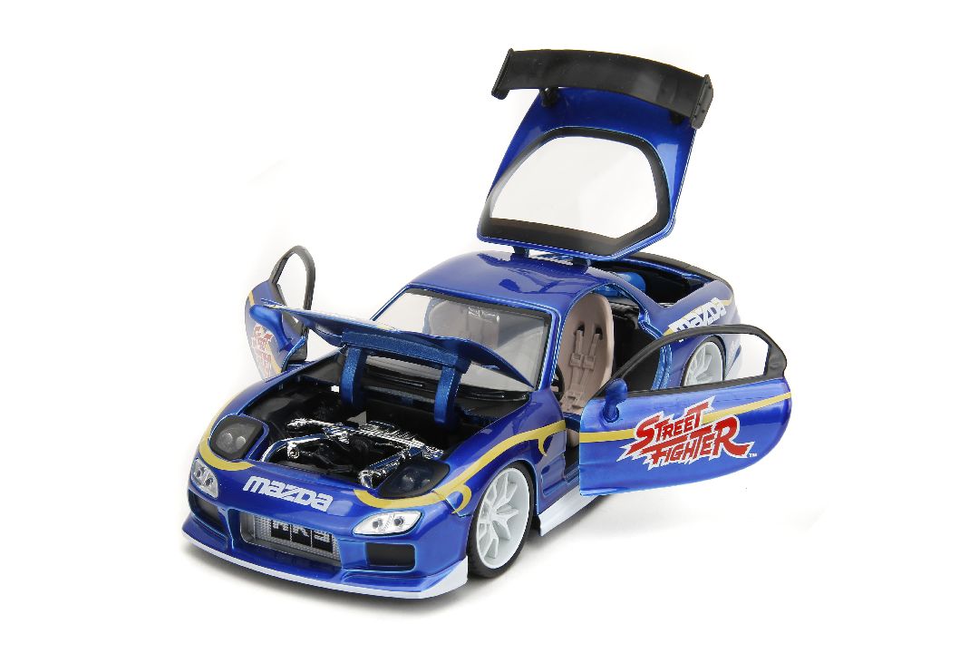 1/24 "Hollywood Rides" Street Fighter 1993 Rx-7 W/Chun-Li