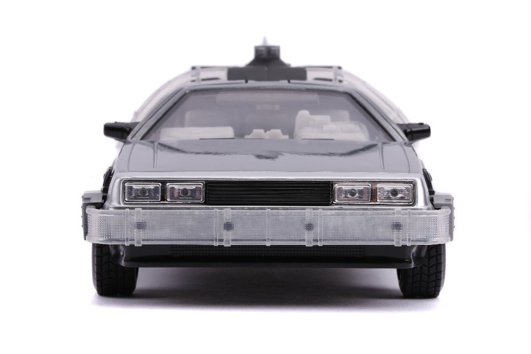 Jada 1/24 "Hollywood Rides" Back To The Future Part II - Time Machine w/ lights
