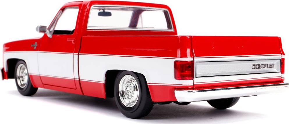 1/24 "Just Trucks" 1985 Chevy C10 Pickup Stock - Glossy Red