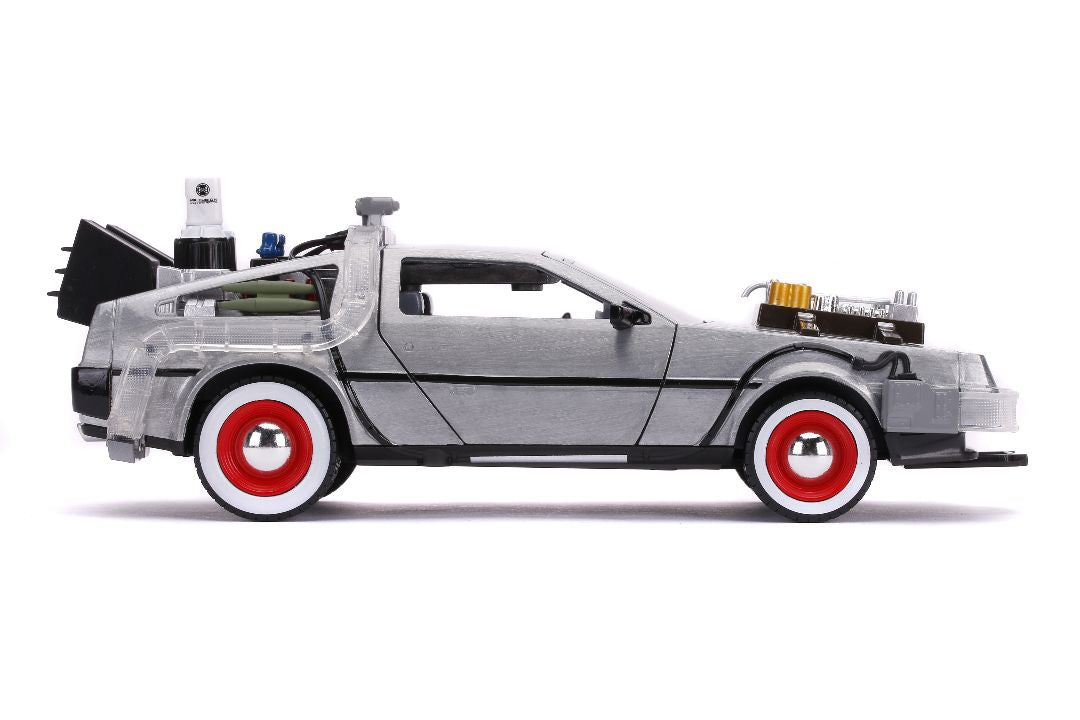 1/24 "Hollywood Rides" Back To The Future Part III - Time Machine with Lights
