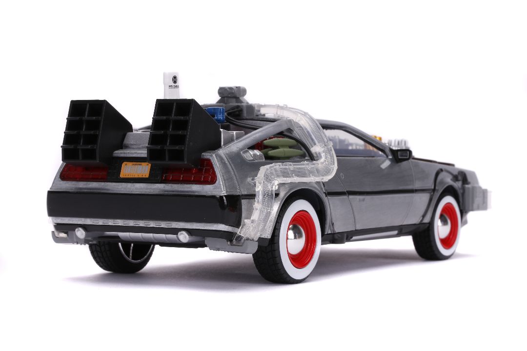 1/24 "Hollywood Rides" Back To The Future Part III - Time Machine with Lights
