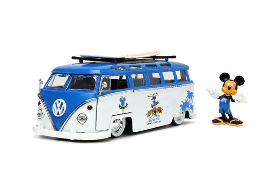 1/24 "Hollywood Rides" Disney 1962 VW Bus w/ Mickey Mouse