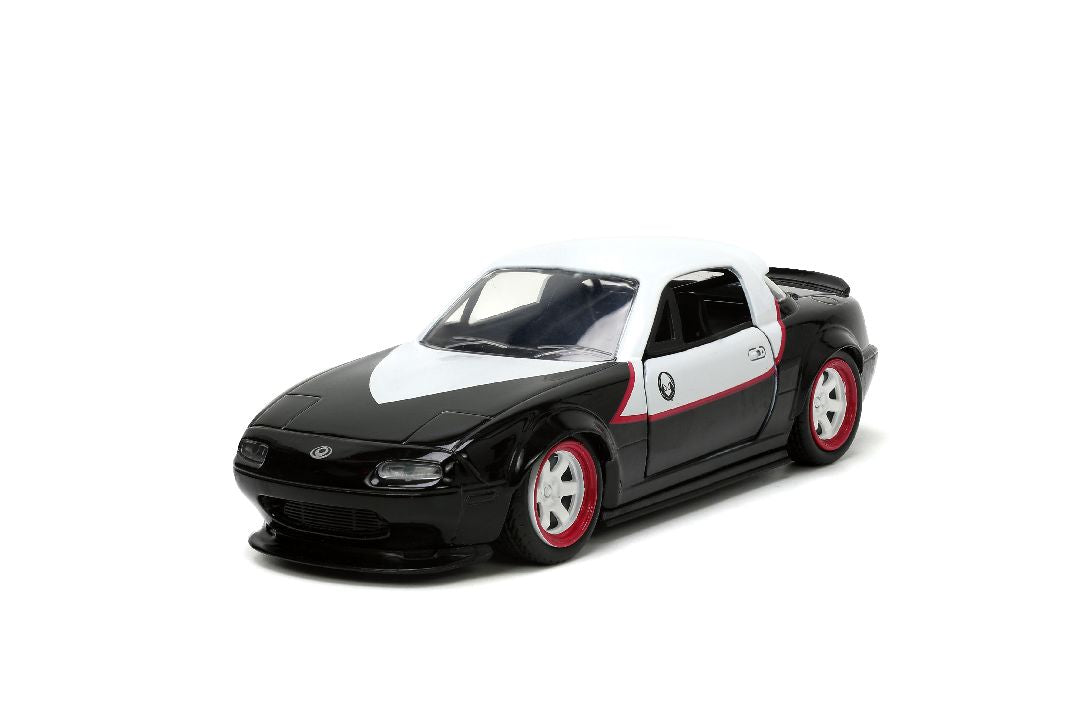 1/32 "Hollywood Rides" Marvel 1990 Mazda Miata With Ghost Spider