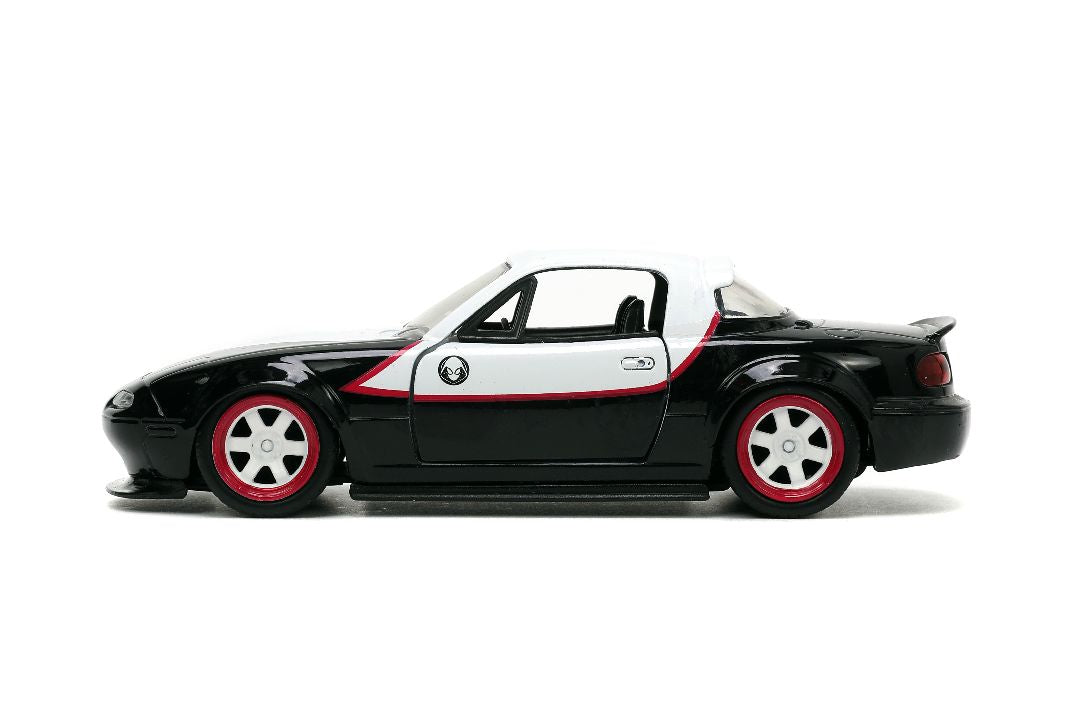 1/32 "Hollywood Rides" Marvel 1990 Mazda Miata With Ghost Spider