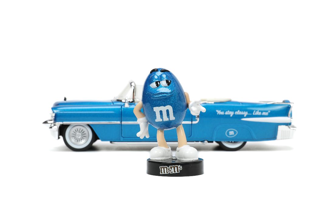 1/24 "Hollywood Rides" 1956 Cadillac with BLUE M&M