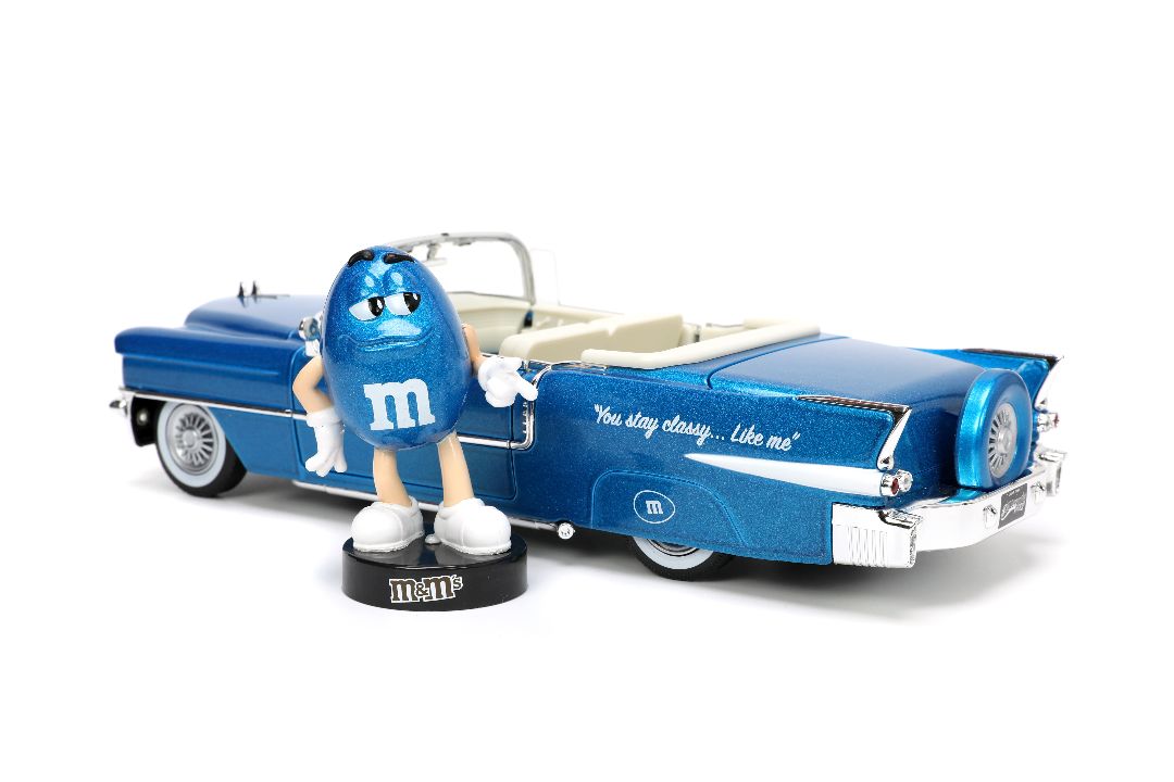 1/24 "Hollywood Rides" 1956 Cadillac with BLUE M&M