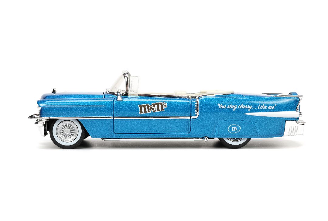 1/24 "Hollywood Rides" 1956 Cadillac with BLUE M&M