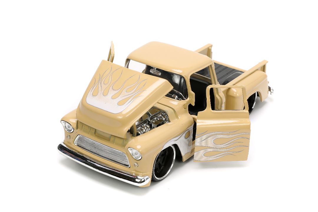 Jada 1/24 "Just Trucks" with Rack 1955 Chevy Stepside