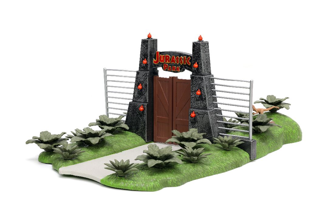 Nano "Hollywood Rides" Nano Scene Jurassic Park With 2 Vehicles