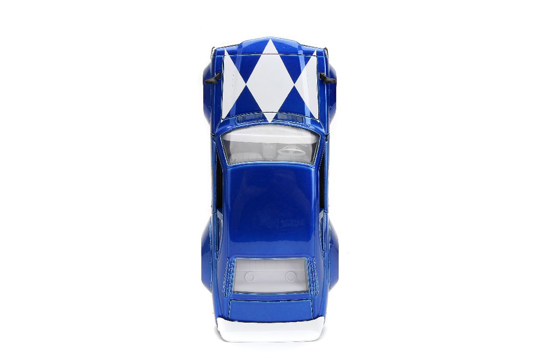 1/24 "Hollywood Rides" 1974 Mazda RX-3 with Blue Ranger