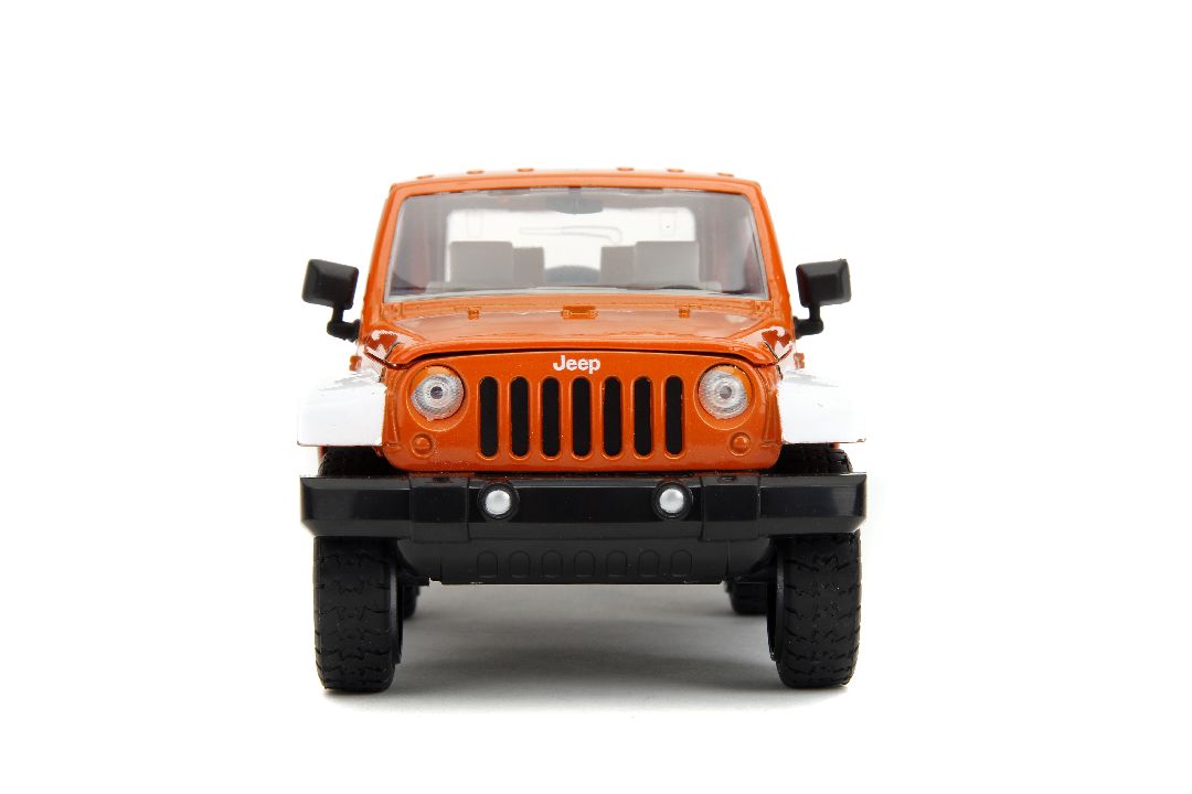 1/24 "Hollywood Rides" 2007 Jeep Wrangler with Orange M&M