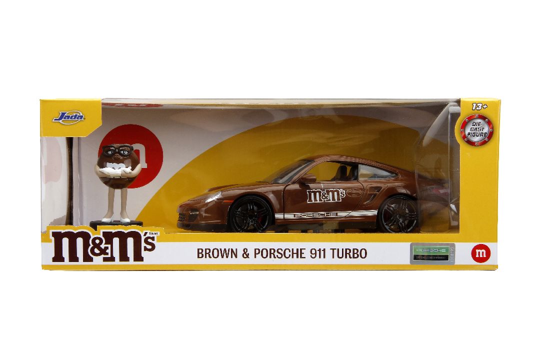 1/24 "Hollywood Rides" 2007 Porsche 911 Turbo with Brown M&Ms