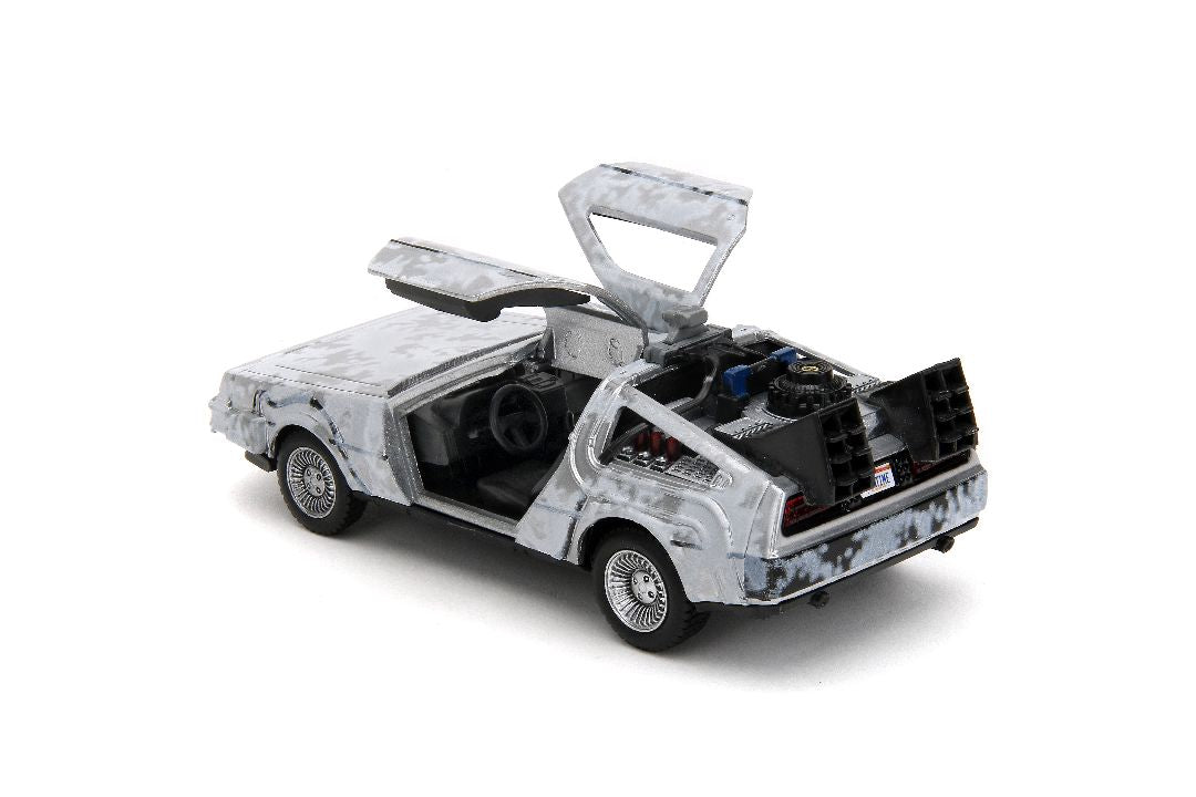 1/32 "Hollywood Rides" Back To The Future Time Machine - Frost Version